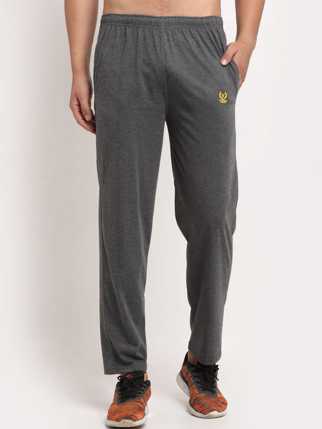 vimal-jonney-men-grey-solid-track-pants