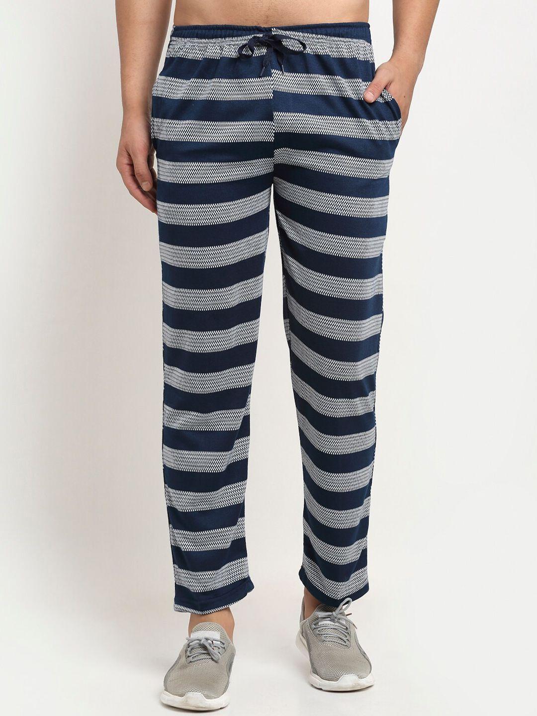 vimal-jonney-men-navy-blue-striped-regular-fit-track-pants
