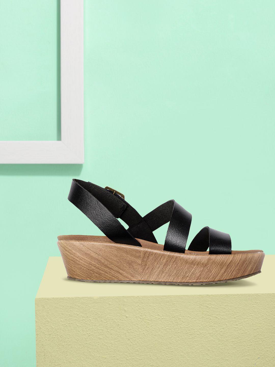 skechers-women-black-solid-comfort-sandals