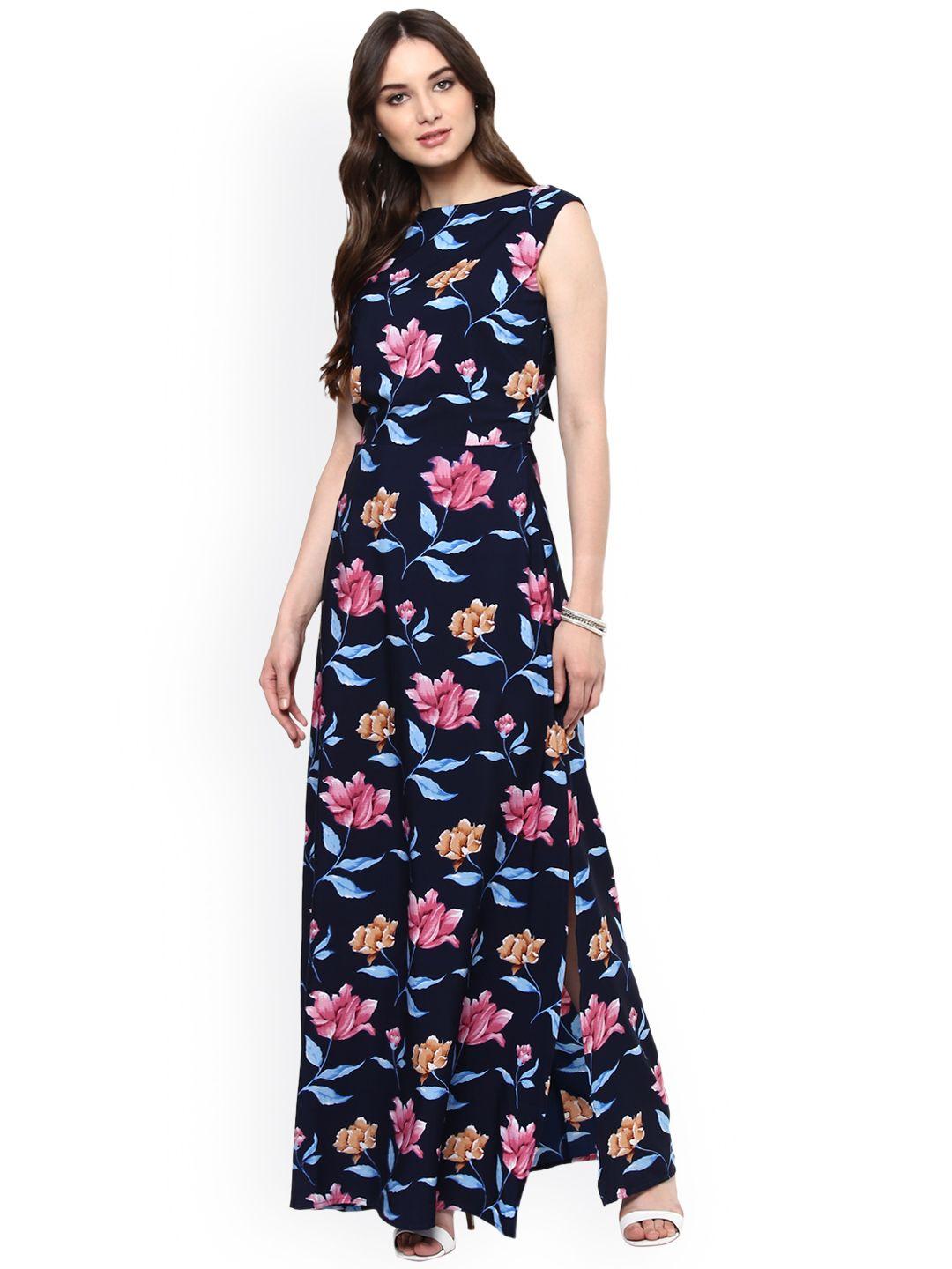 harpa-women-navy-floral-print-maxi-dress