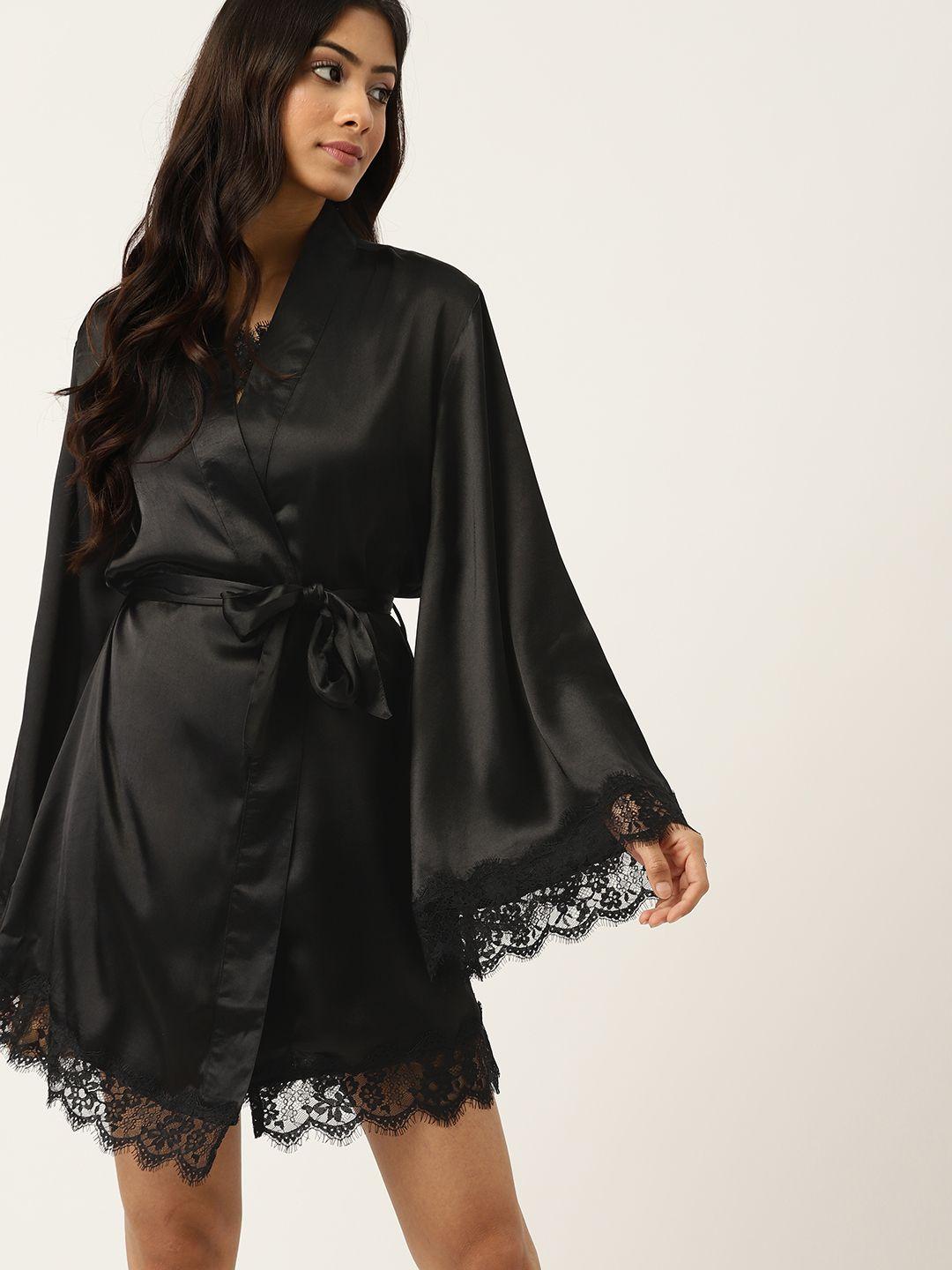 etc-women-black-solid-satin-robe-with-lace-detail
