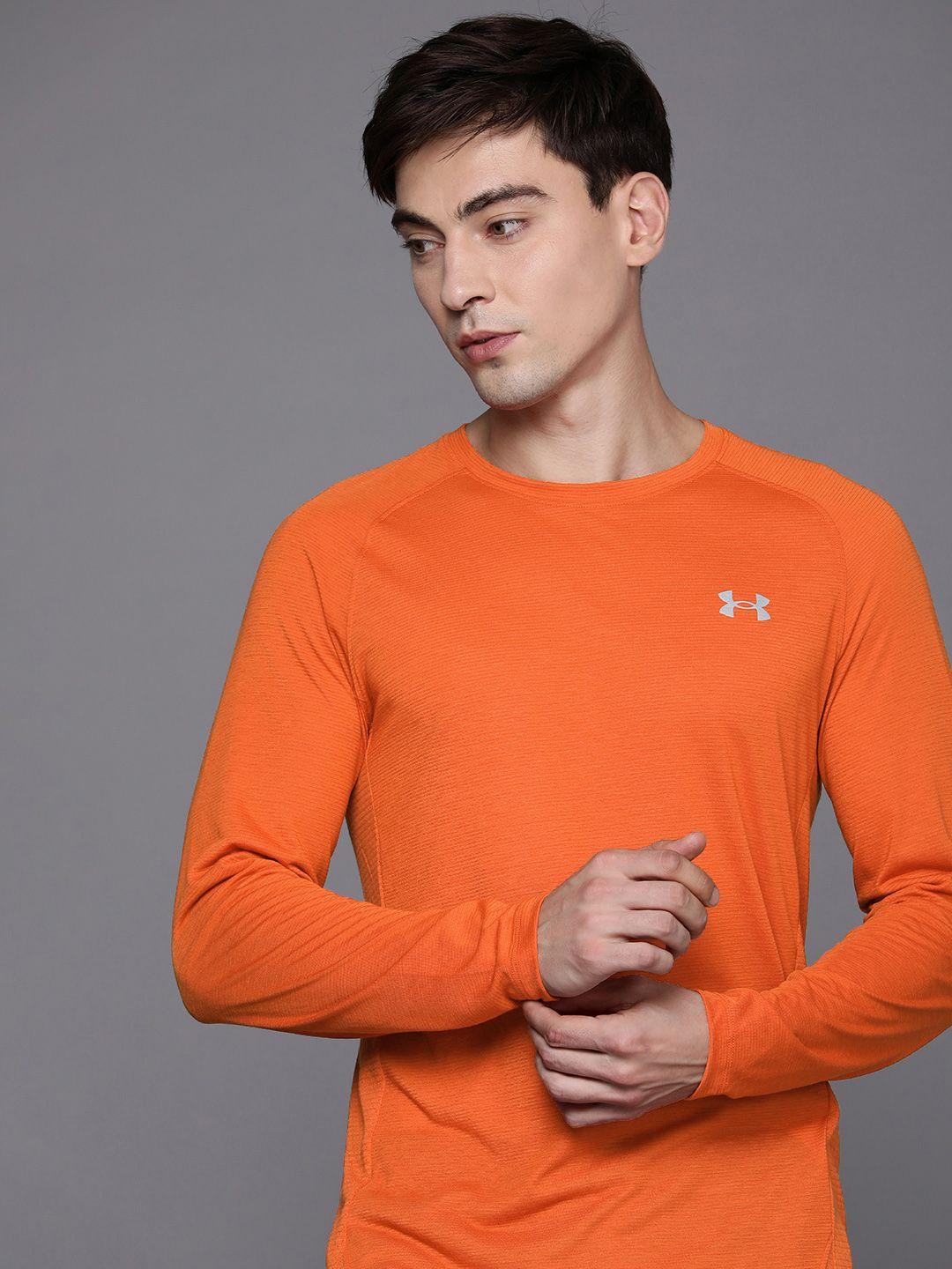 under-armour-men-orange-ua-streaker-long-sleeve-brand-logo-printed-running-t-shirt