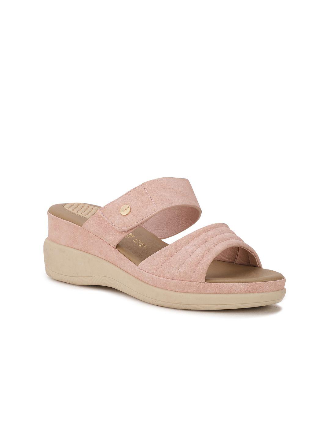 bata-pink-pu-flatform-sandals
