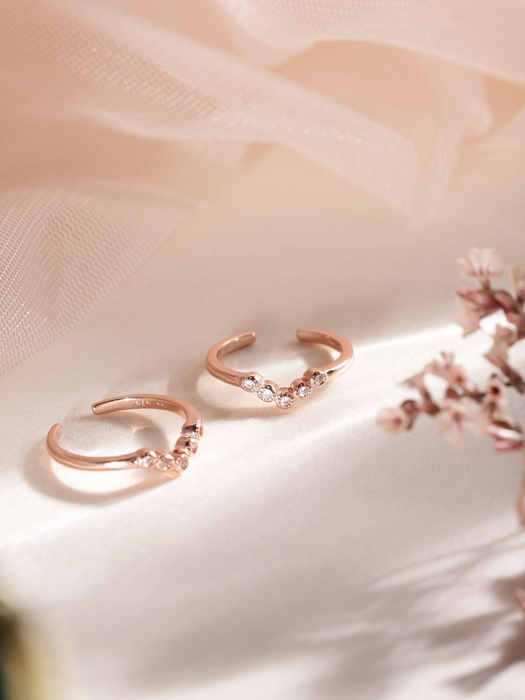 zavya-set-of-2-rose-gold-plated-925-sterling-silver-cz-studded-adjustable-toe-rings