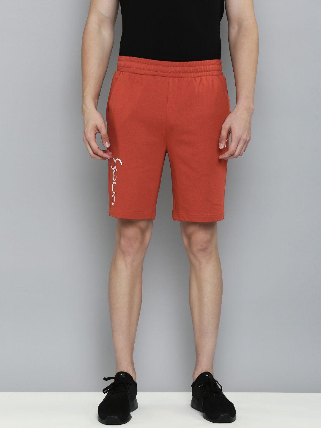 one8-x-puma-men-red-brand-logo-printed-slim-fit-sports-shorts