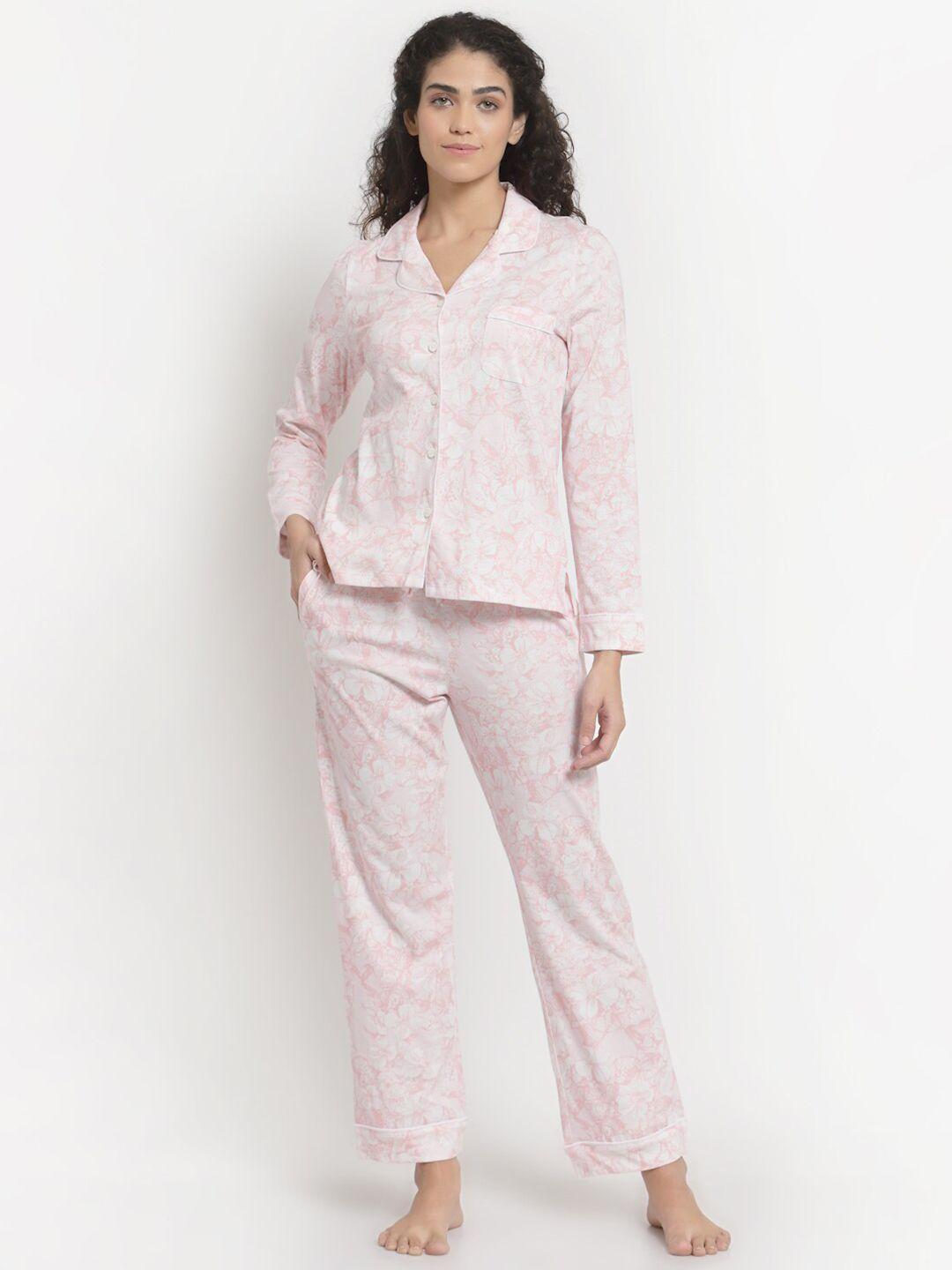 yoonoy-women-pink-&-white-printed-night-suit-ywss22lset1254