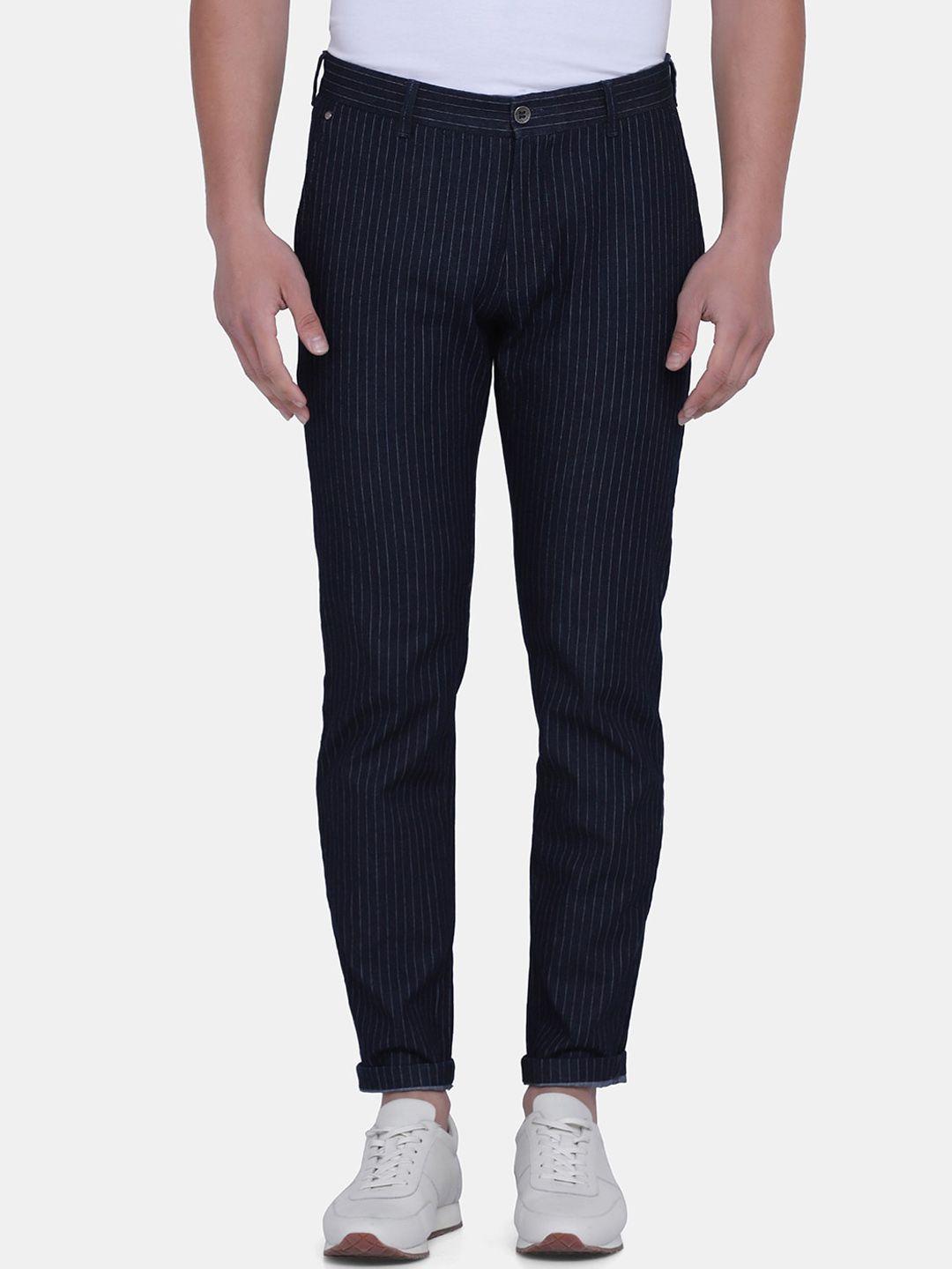 blackberrys-men-blue-striped-phoenix--skinny-fit-cotton-trousers
