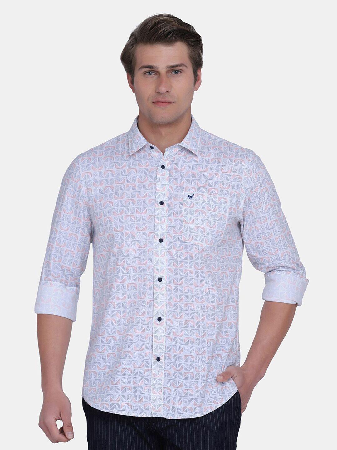 blackberrys-men-white-india-slim-fit-printed-cotton-casual-shirt