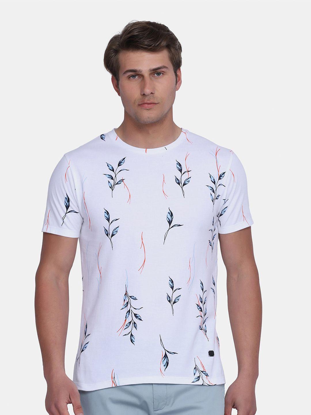 blackberrys-men-white-printed-slim-fit-cotton-t-shirt