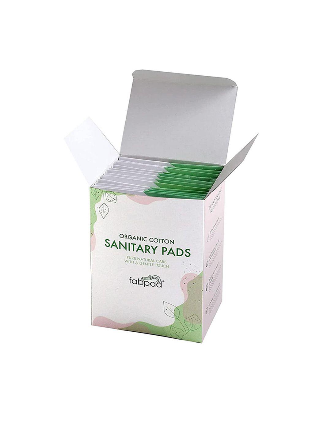 fabpad-set-of-12-organic-cotton-ultra-thin-medium-flow-sanitary-pads-with-disposable-cover