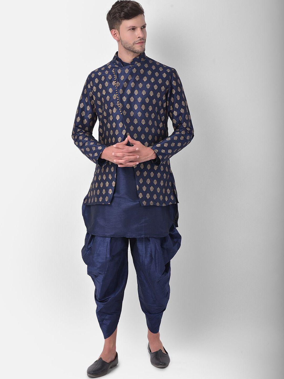 deyann-men-navy-blue-printed-sherwani-set
