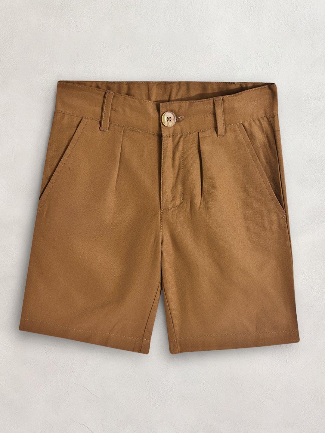 cherry-crumble-boys-brown-pure-cotton-chino-shorts