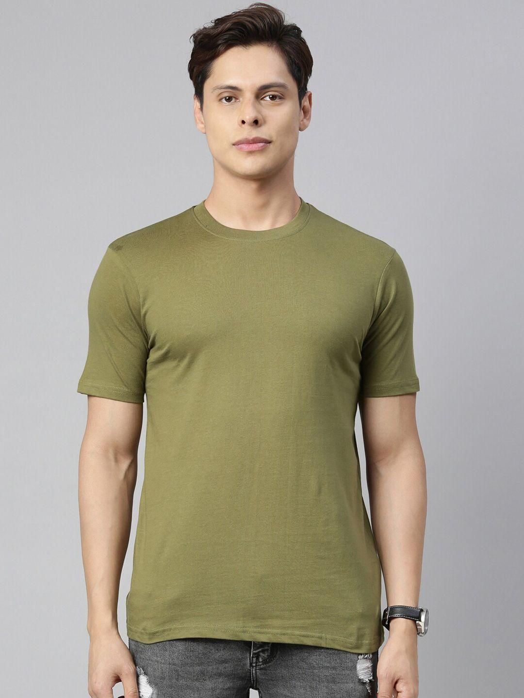 recast-men-olive-green-pure-cotton-t-shirt