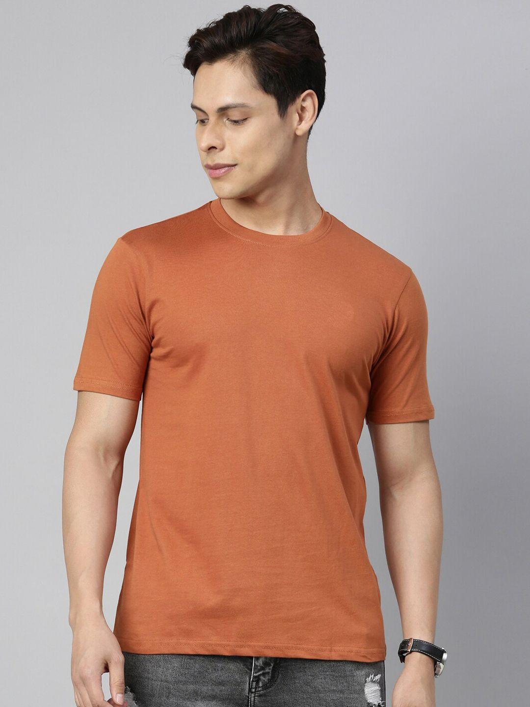 recast-men-camel-brown-pure-cotton-t-shirt