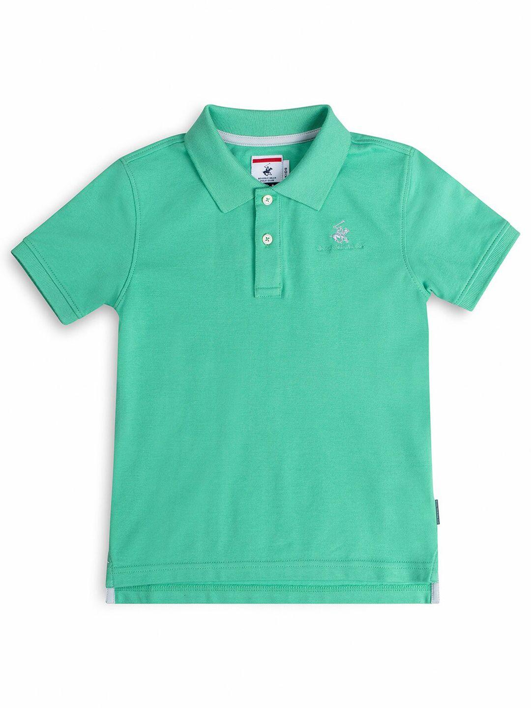 beverly-hills-polo-club-boys-green-polo-collar-t-shirt