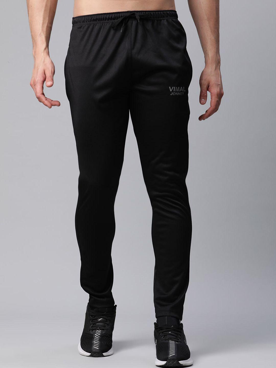 vimal-jonney-men-black--solid-track-pants
