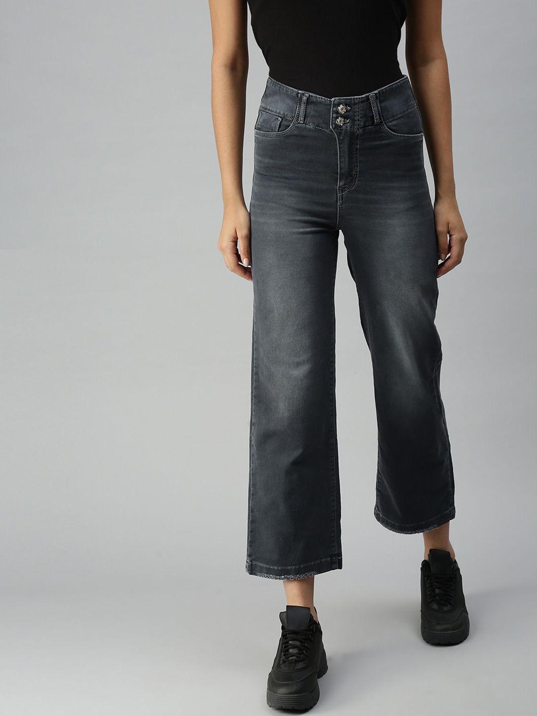 showoff-women-grey-jean-wide-leg-high-rise-light-fade-stretchable-jeans