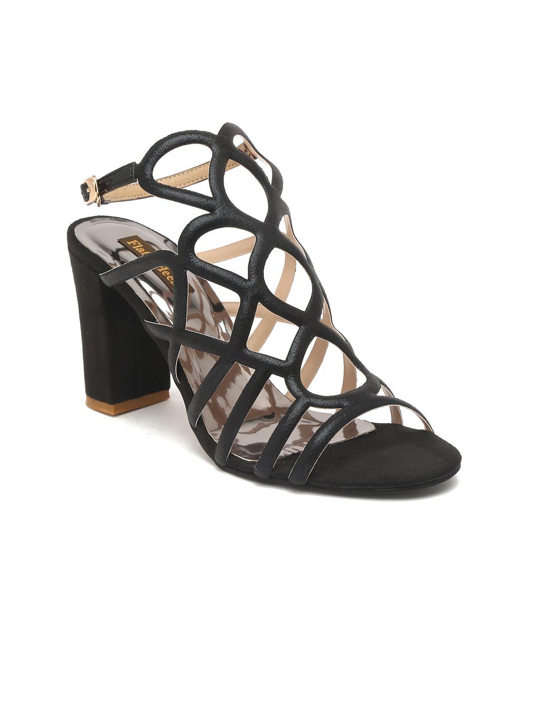 flat-n-heels-women-black-block-heels-with-laser-cuts