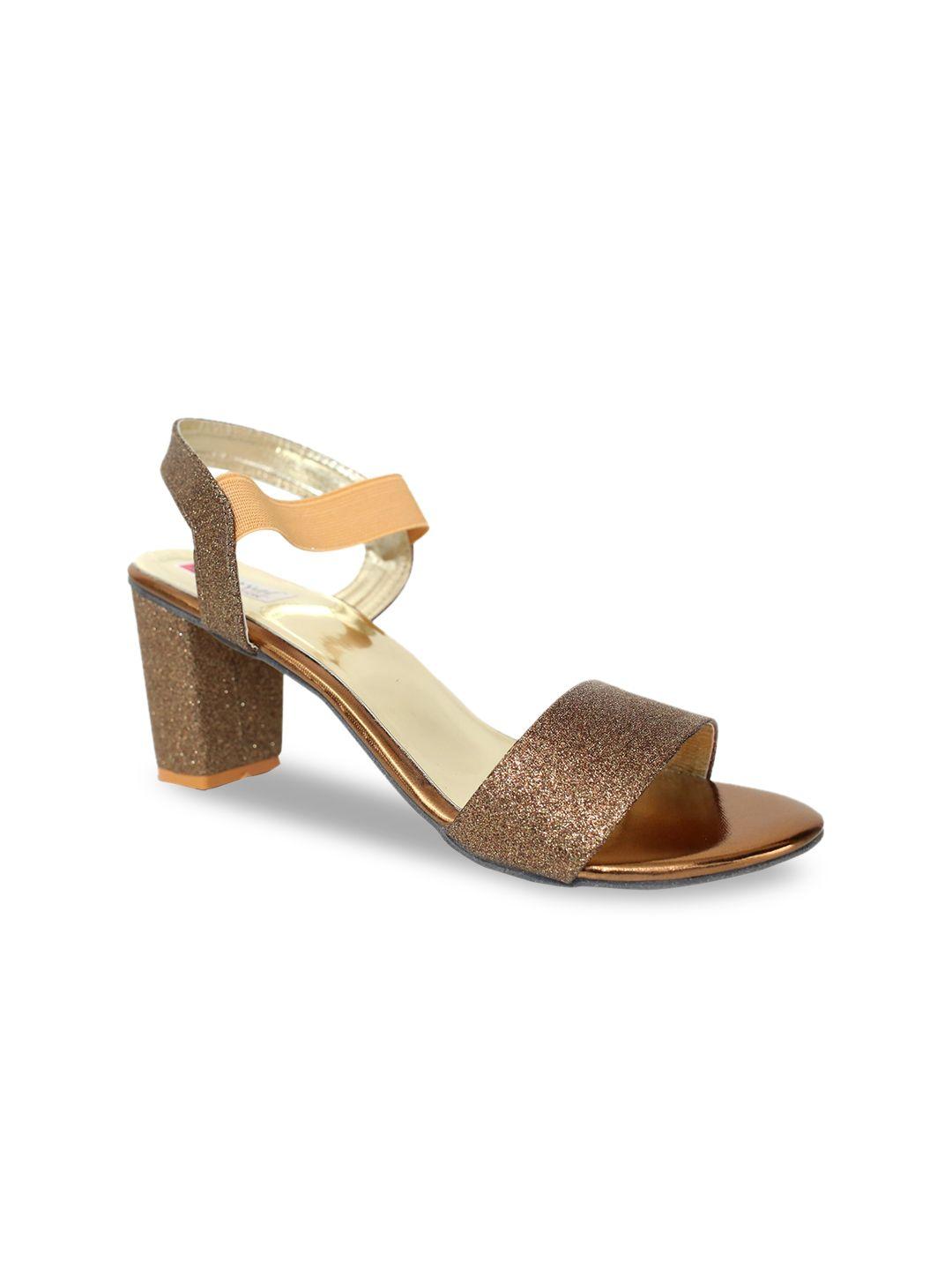 glitzy-galz-copper-toned-textured-block-peep-toes-with-buckles