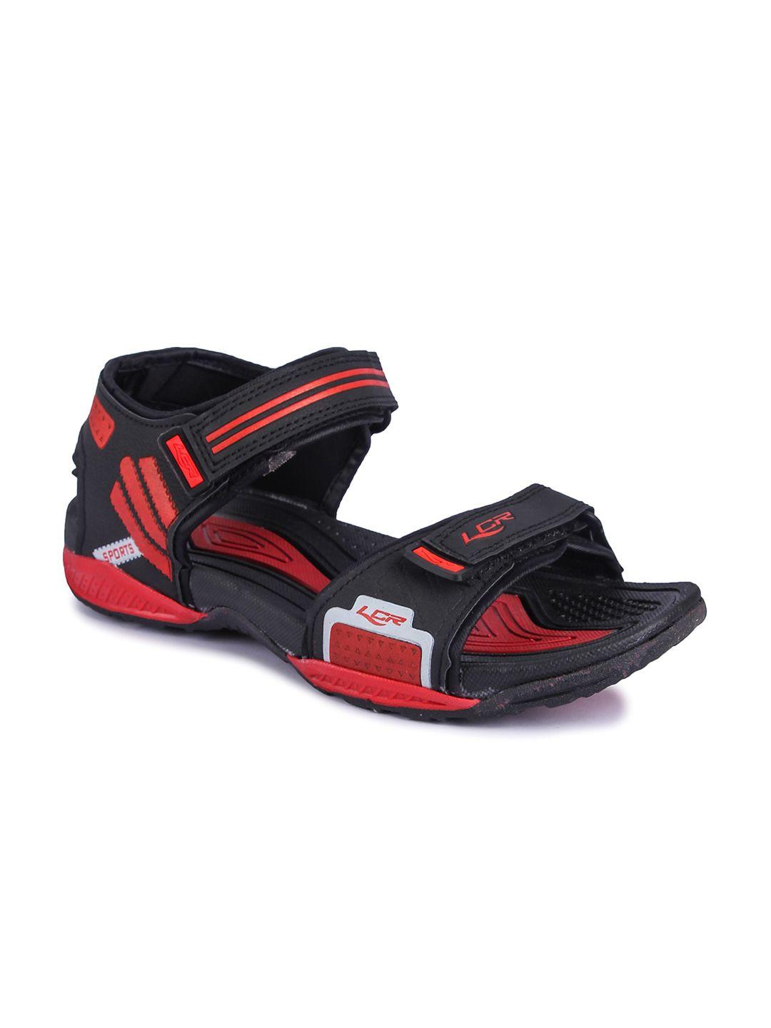 lancer-men-black-&-red-solid-sports-sandals