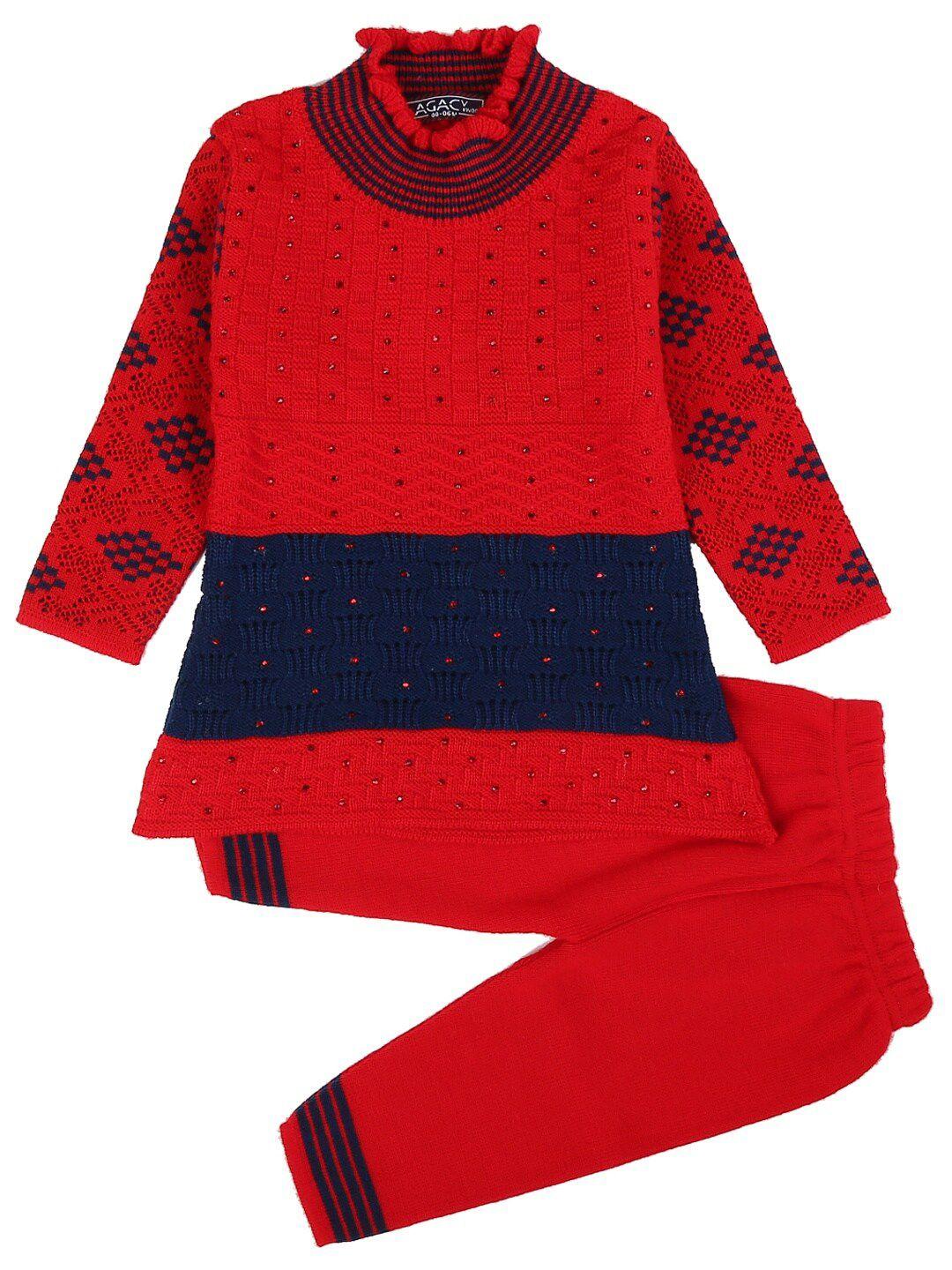 v-mart-kids-red-&-navy-blue-acrylic-clothing-set
