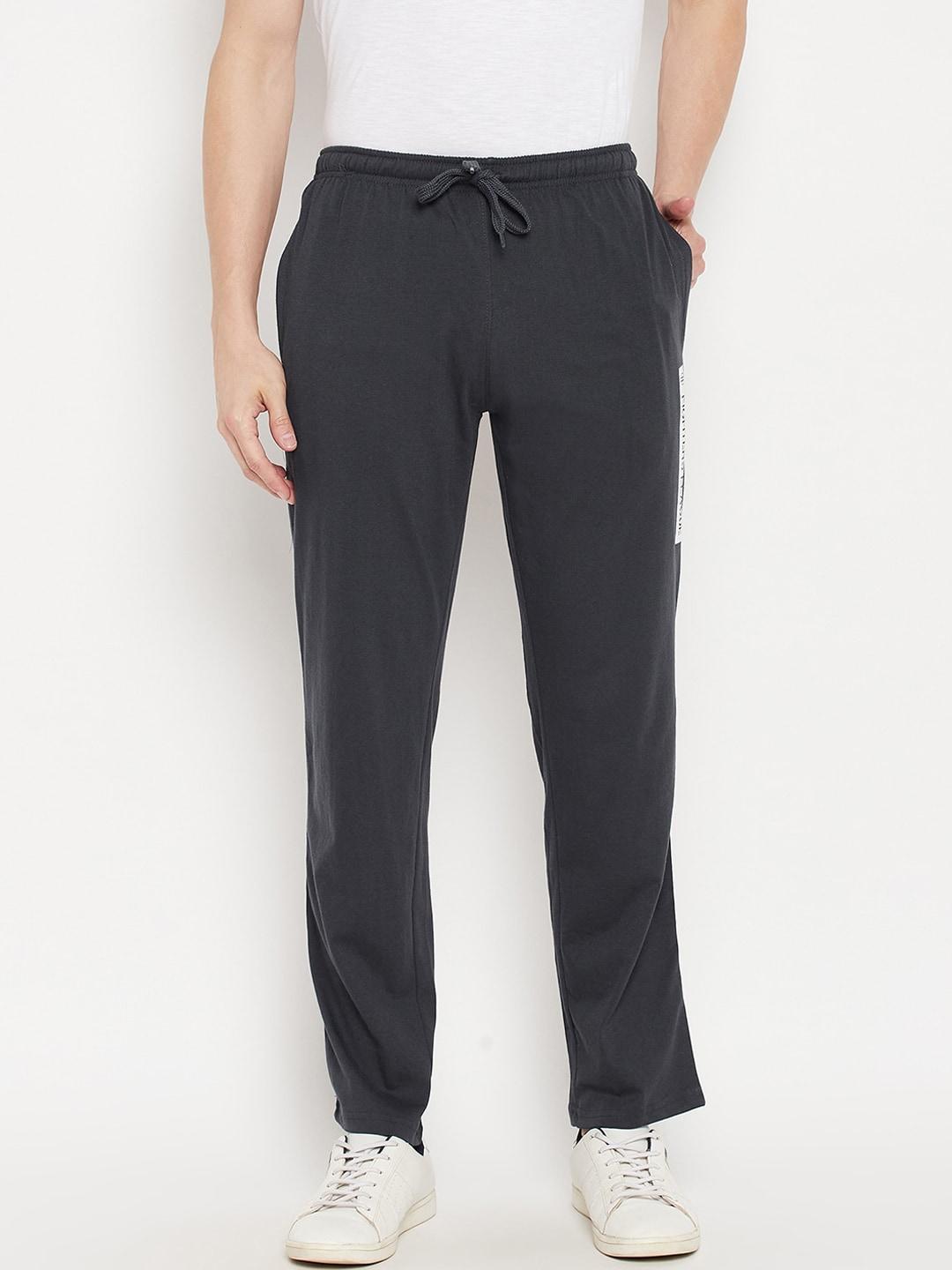 duke-men-grey-solid-cotton-track-pants