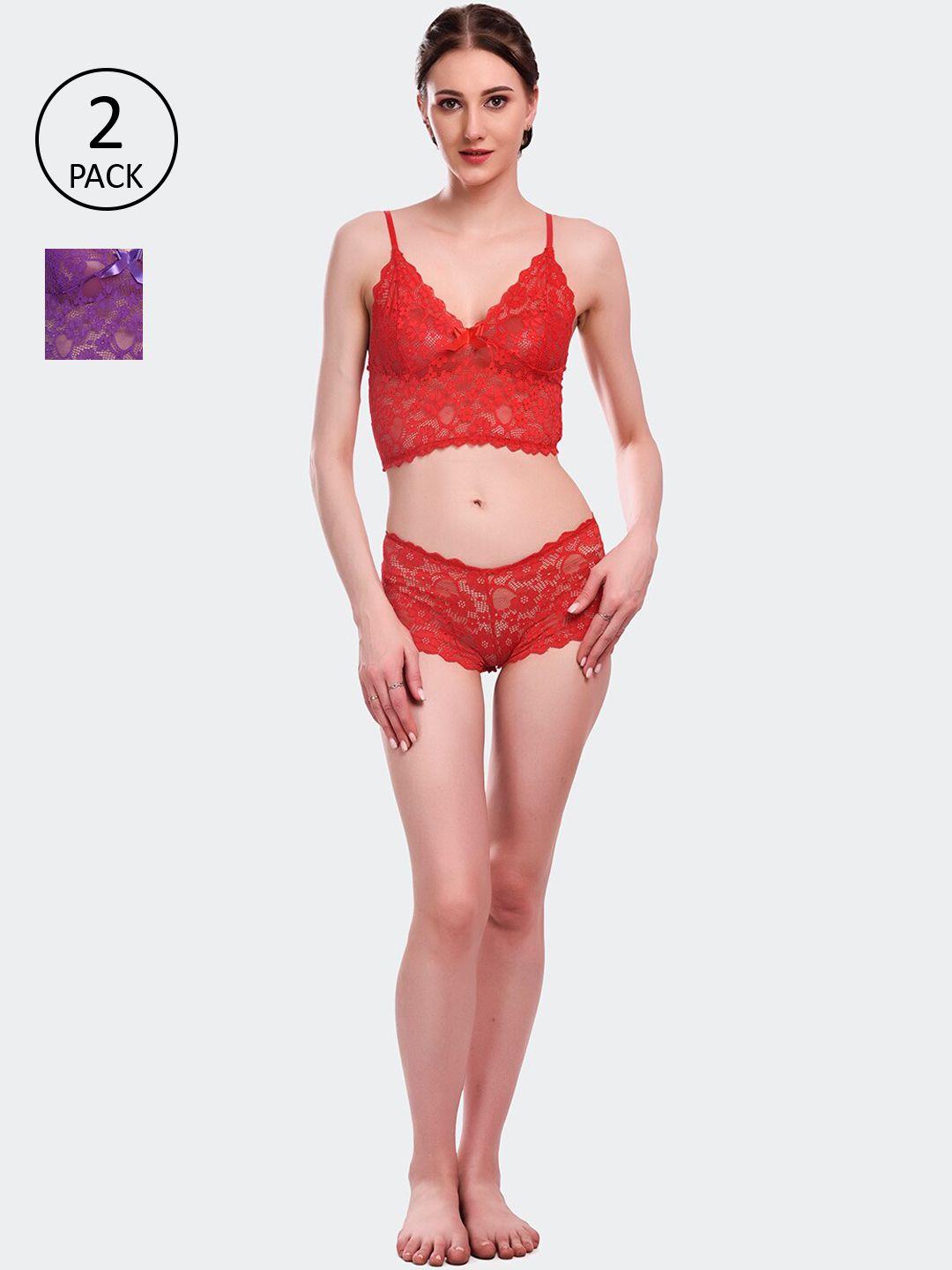 fleurt-women-pack-of-2-lace-boy-shorts-lingerie-set