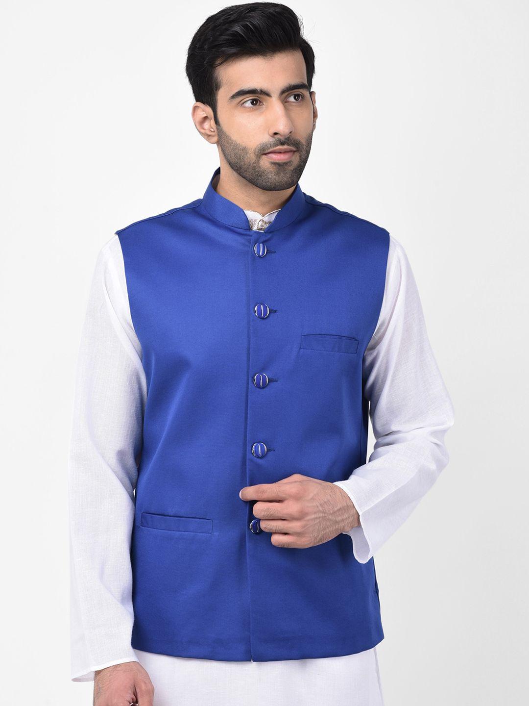 sg-leman-men-blue-solid-nehru-jacket
