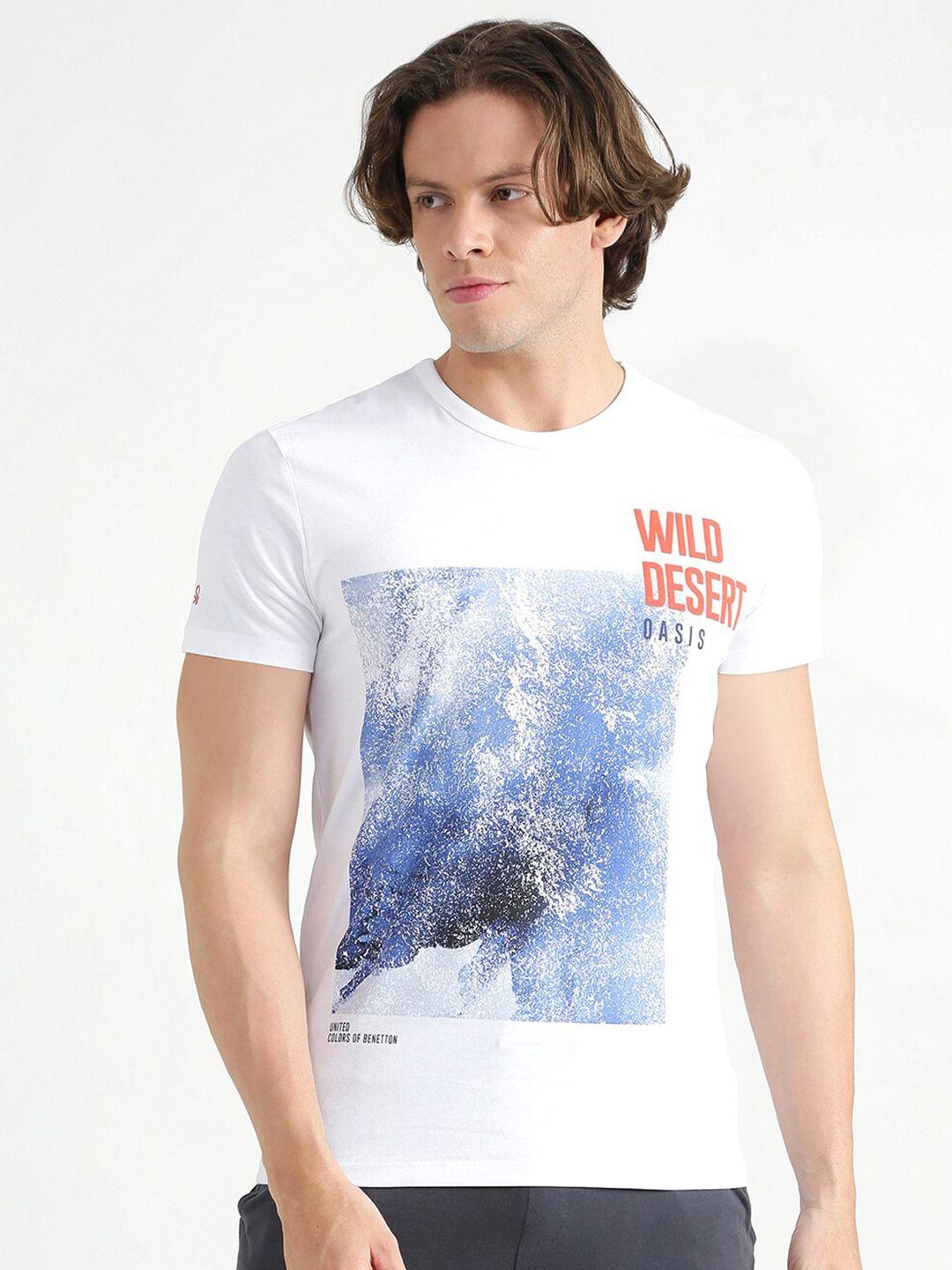 united-colors-of-benetton-men-white-printed-t-shirt
