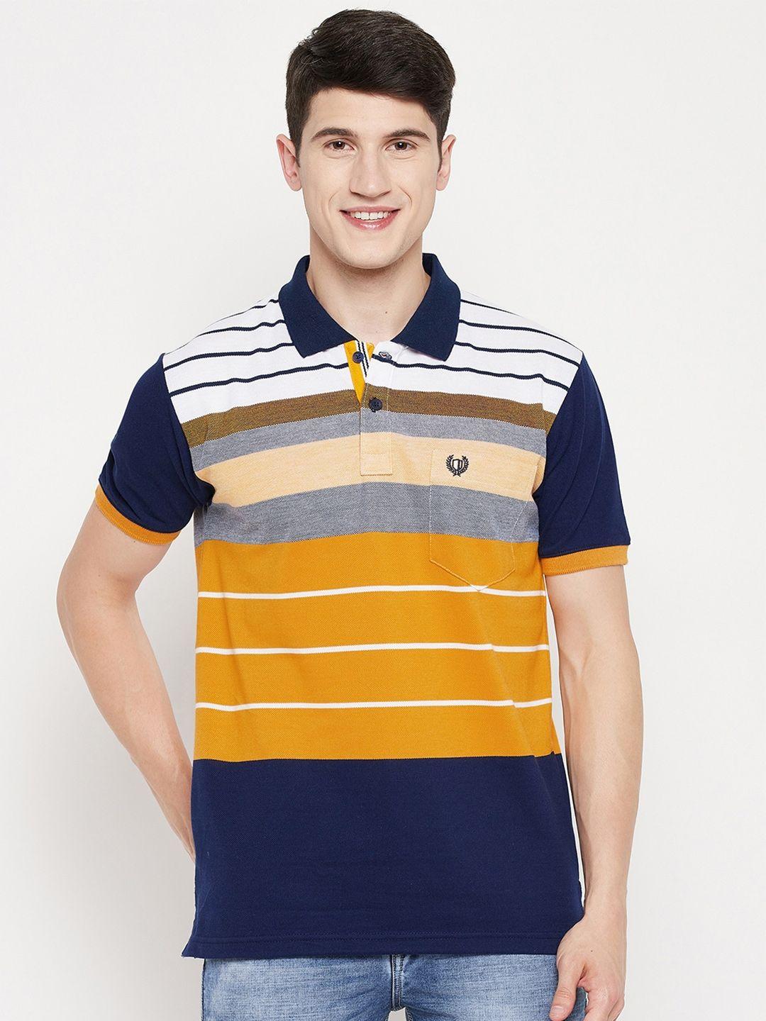 duke-men-yellow-striped-polo-collar-cotton-t-shirt