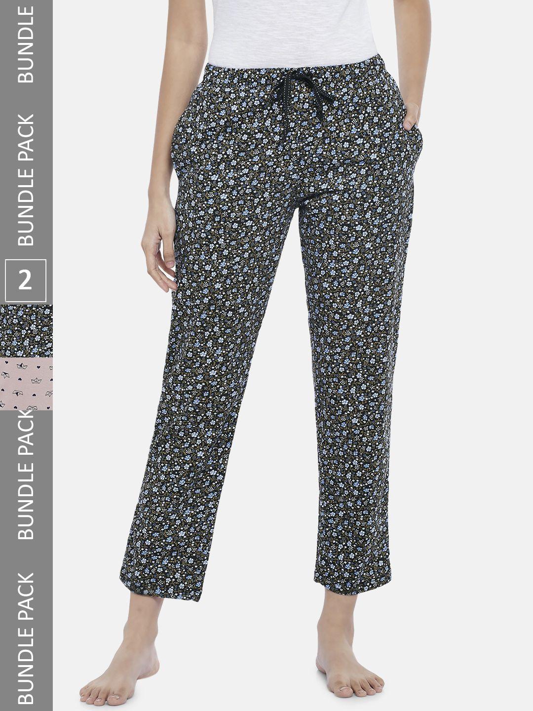 dreamz-by-pantaloons-pack-of-2-women-printed-cropped-lounge-pants