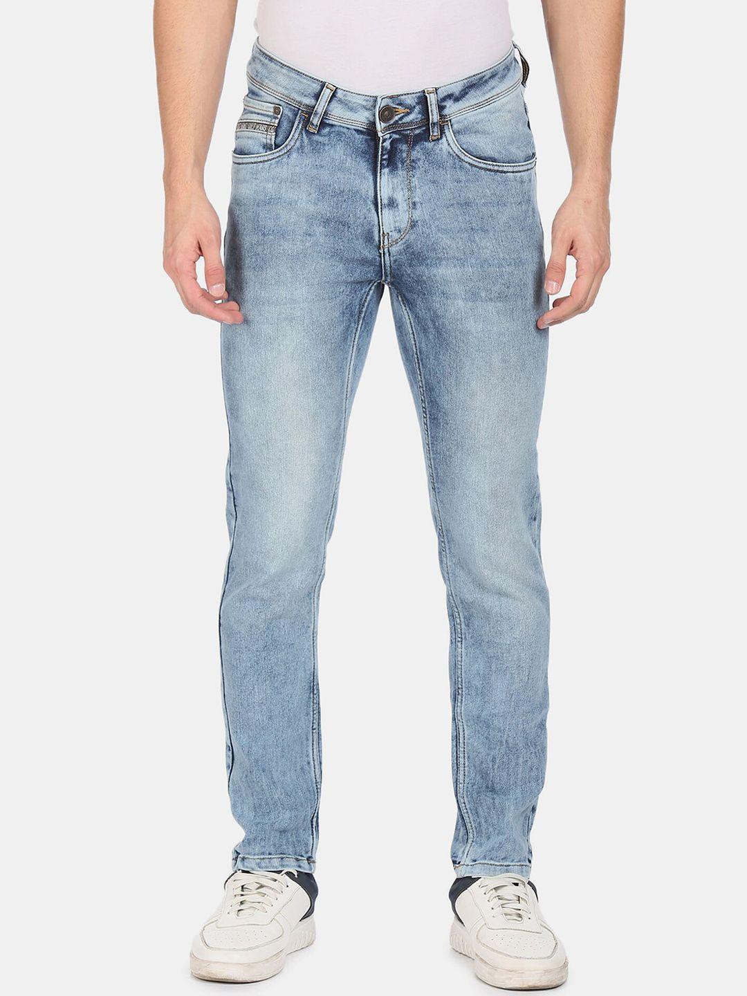 colt-men-blue-slim-fit-heavy-fade-jeans
