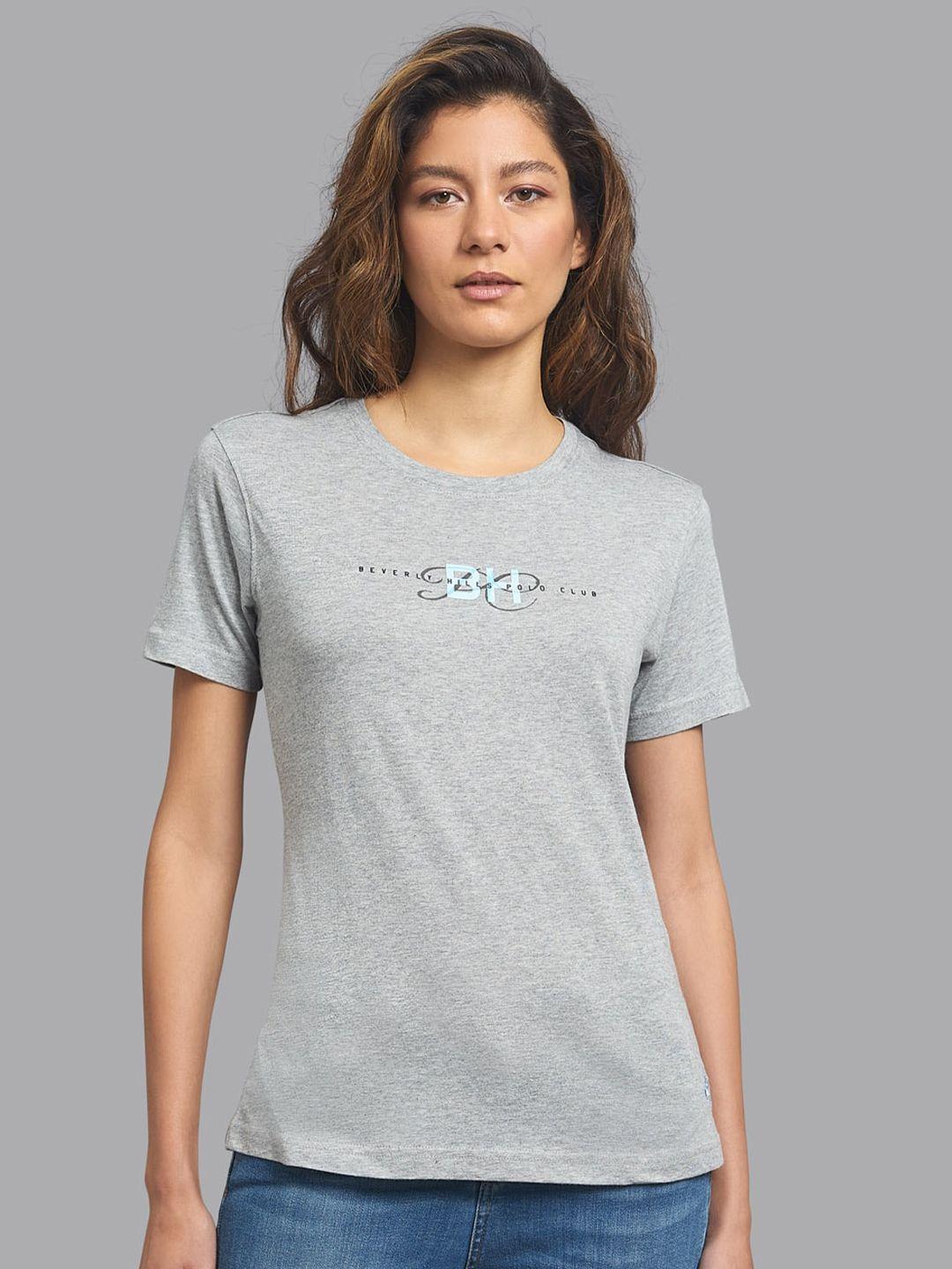 beverly-hills-polo-club-women-grey-melange-brand-logo-printed-t-shirt