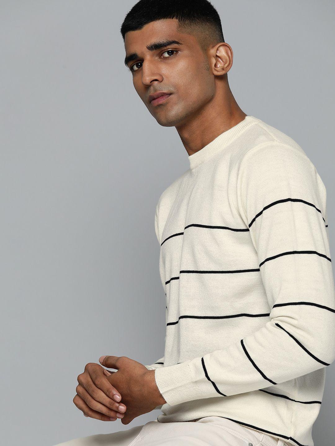 ether-men-off-white-&-black-striped-pullover