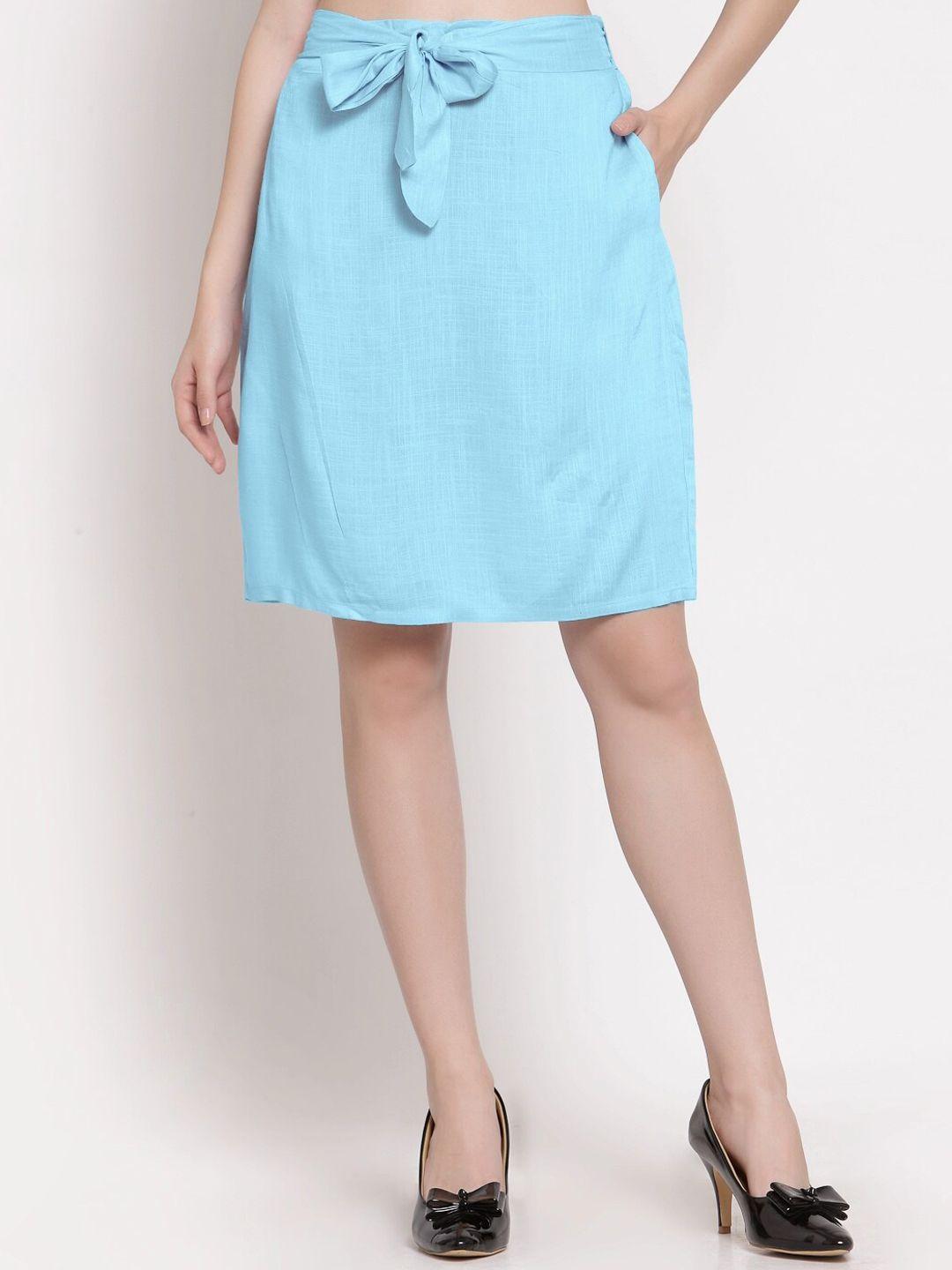 patrorna-women-plus-size-blue-skirt