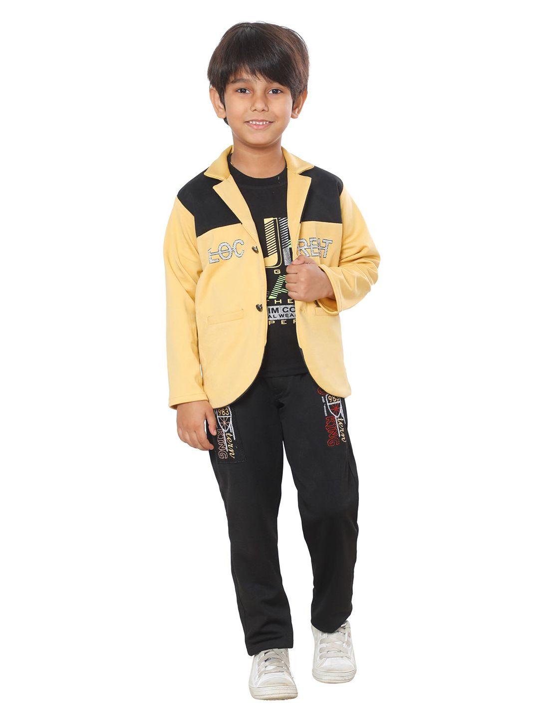 dkgf-fashion-boys-yellow-&-black-3-piece-clothing-set