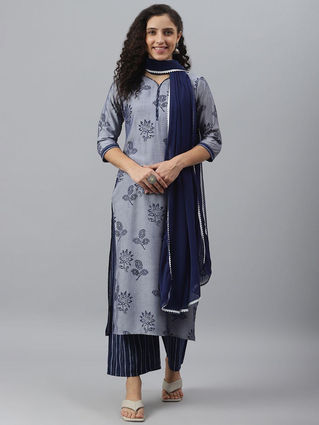 v-tradition-women-blue-ethnic-motifs-printed-kurta-with-palazzos-&-dupatta