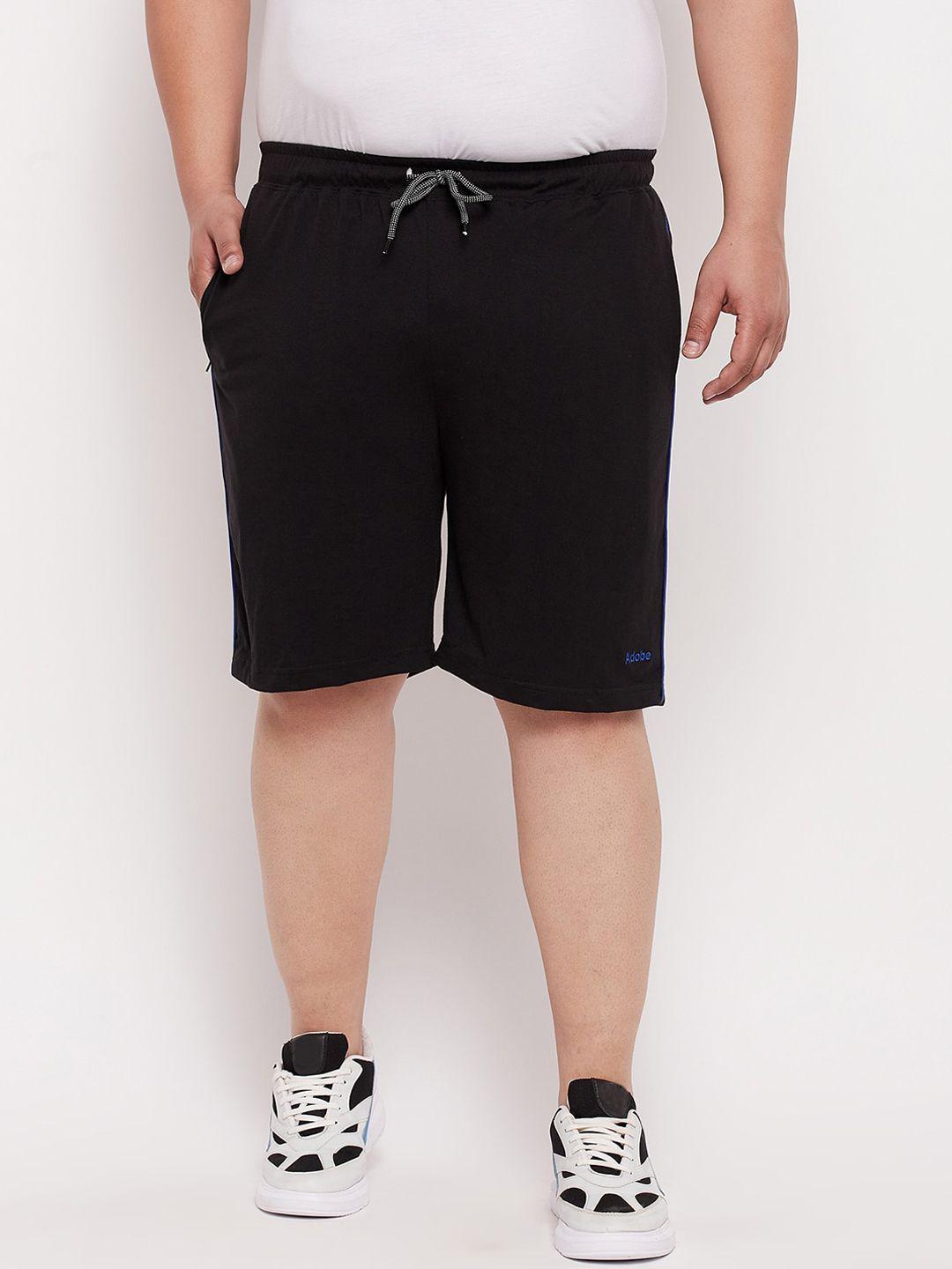 adobe-men-black-sports-shorts