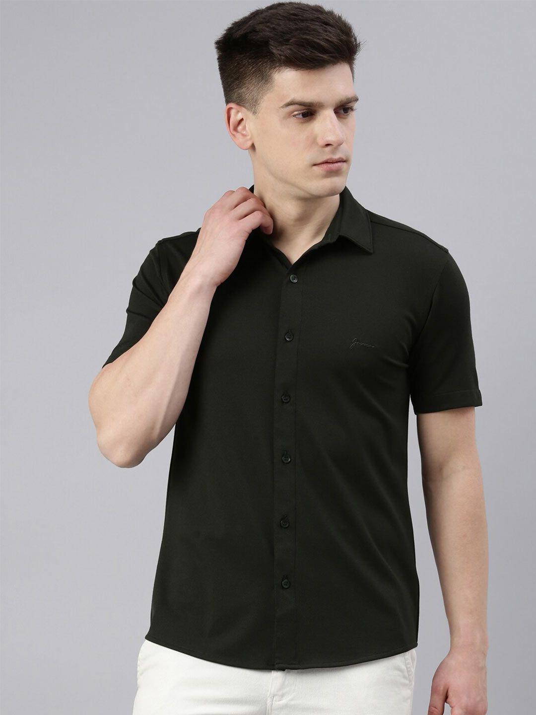 joven-men-teal-smart-slim-fit-casual-shirt