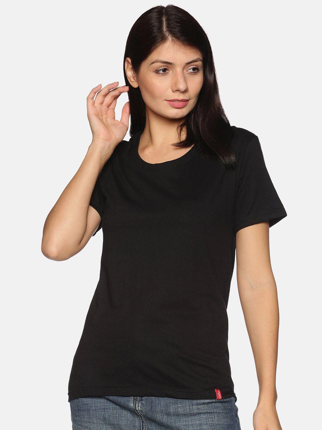 not-yet-by-us-women-black-cotton-round-neck-t-shirt