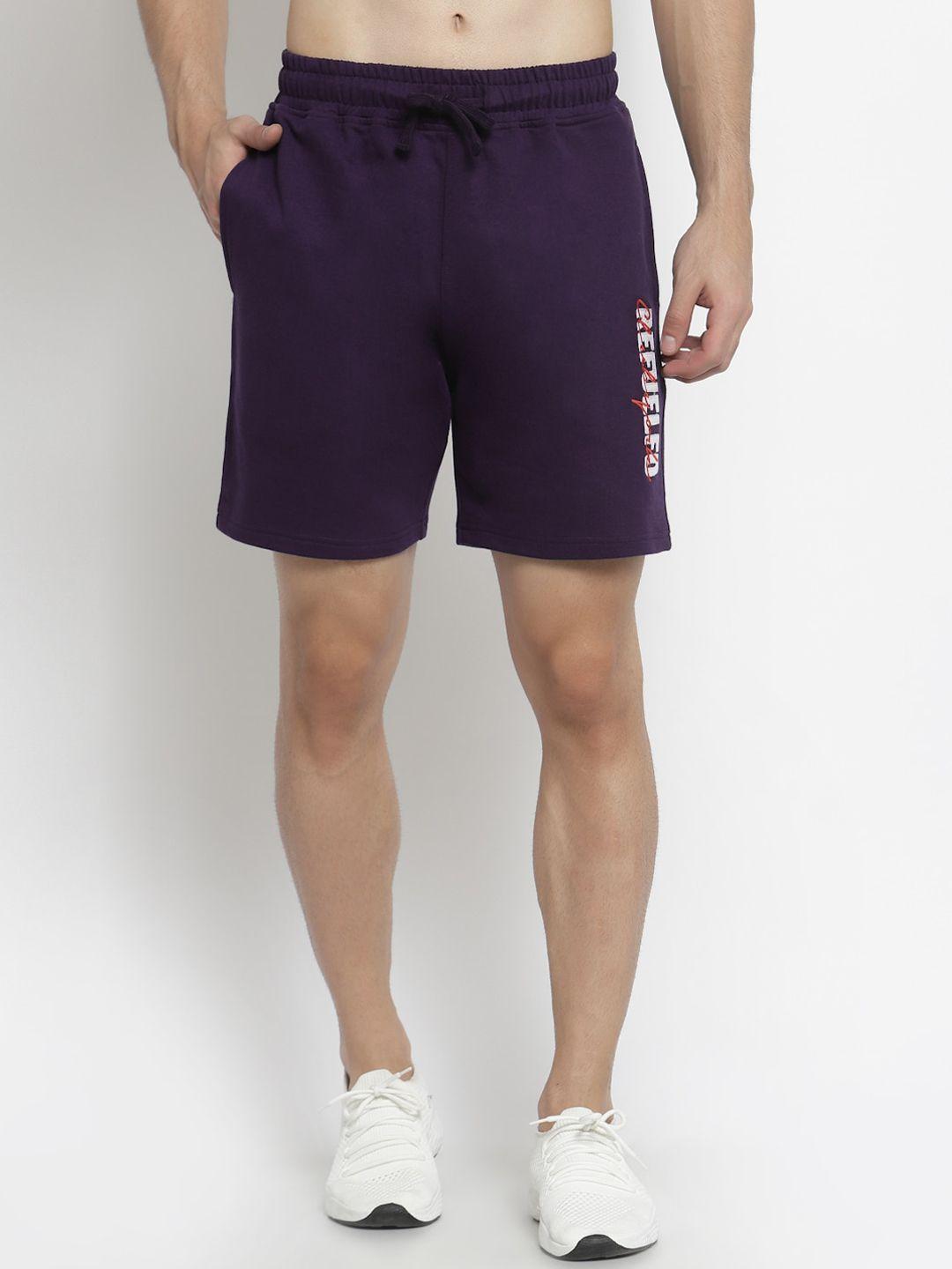 club-york-men-blue-printed-sports-shorts