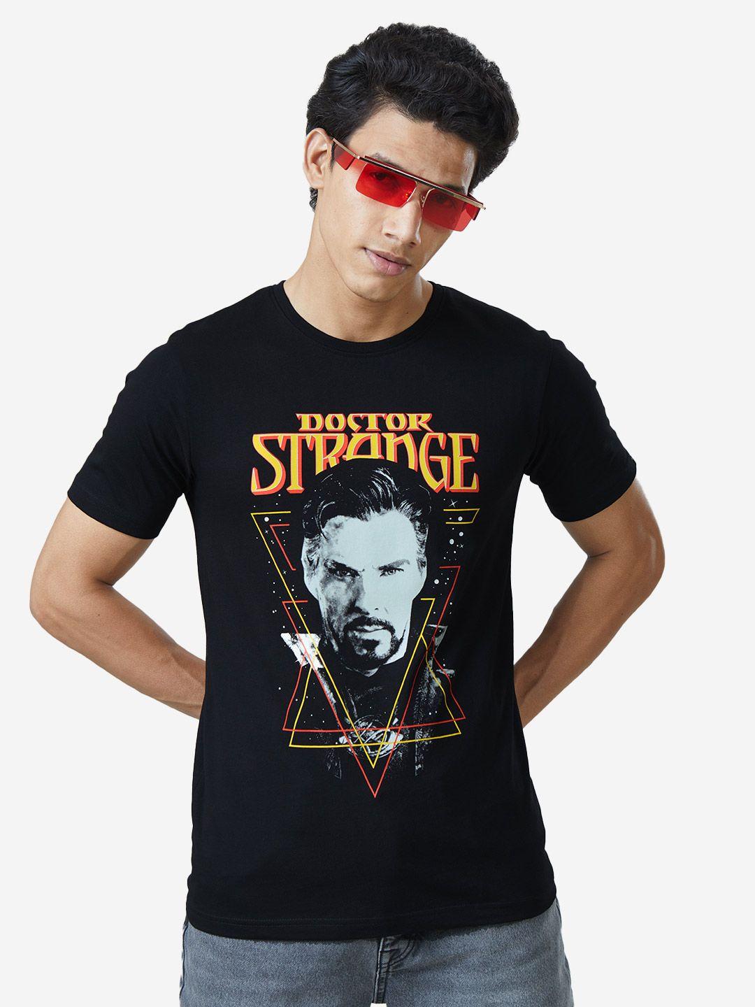 the-souled-store-men-black-pure-cotton-printed-t-shirt