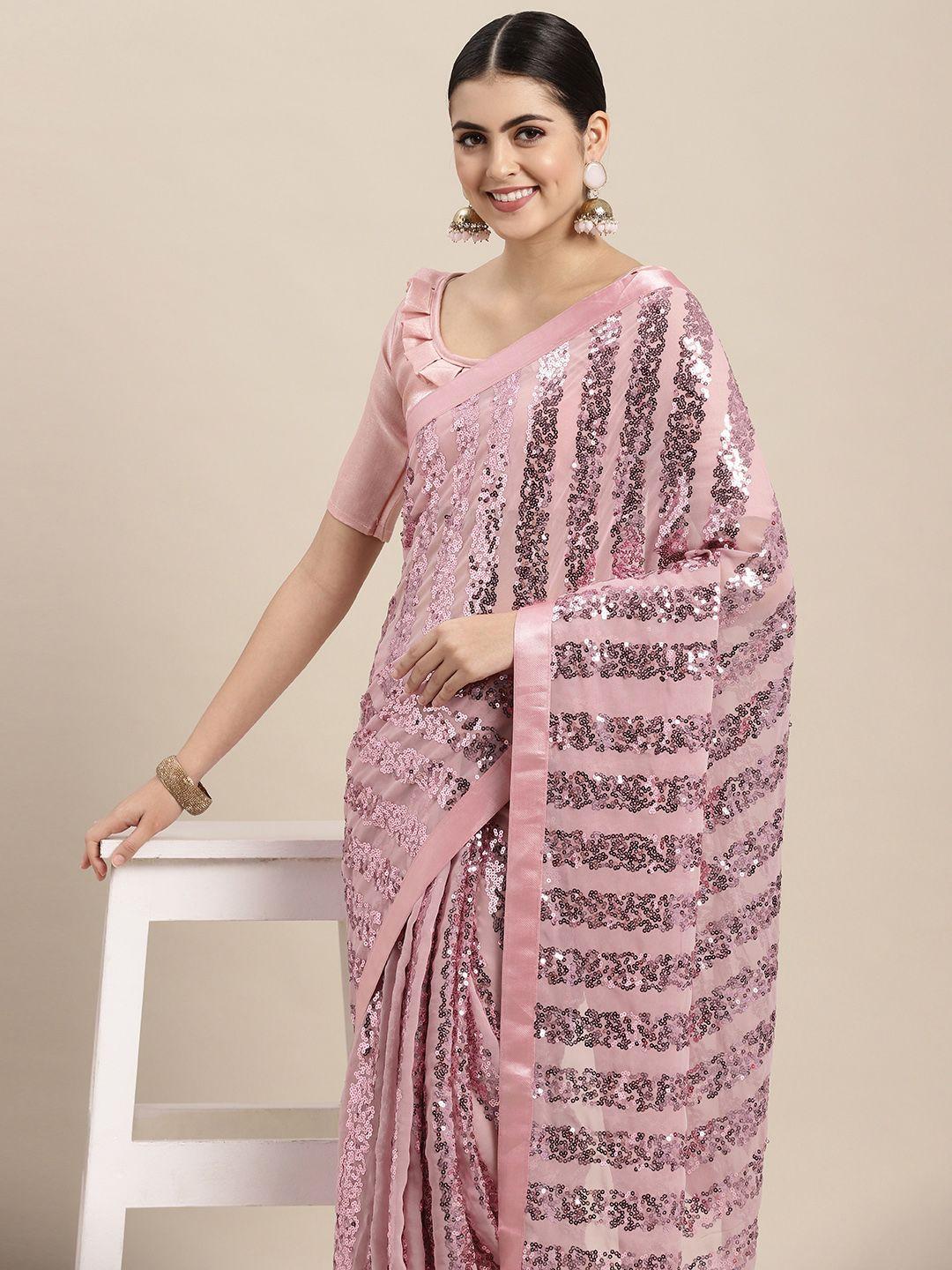 vairagee-pink-embellished-sequinned-pure-georgette-saree