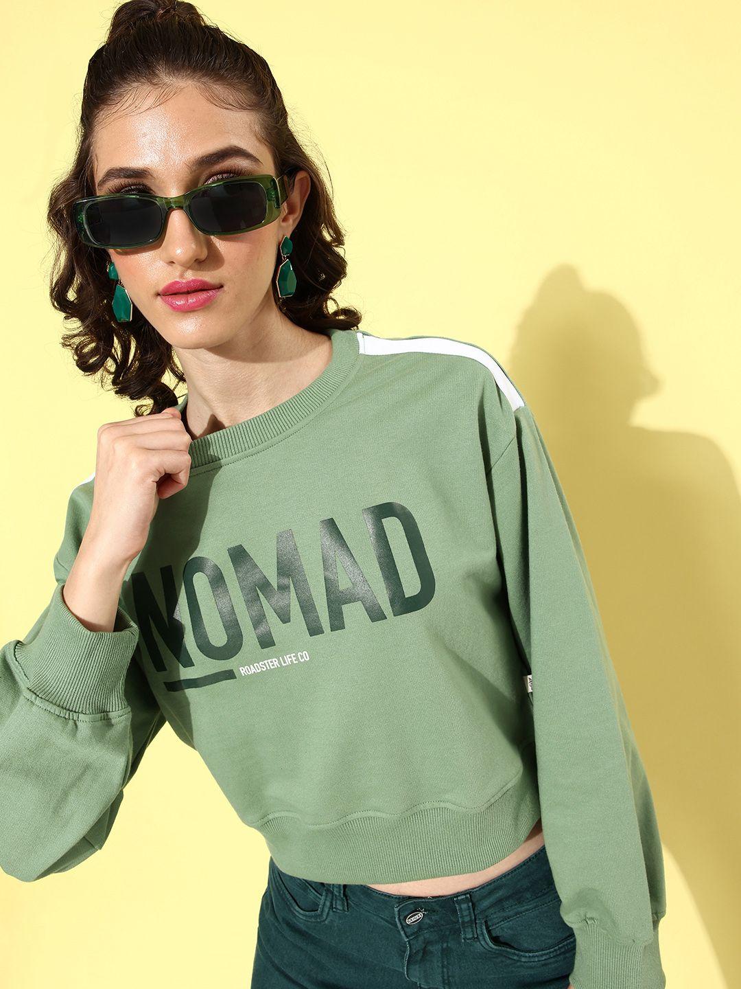 the-roadster-life-co.-sea-green-hyper-graphics-printed-cropped-sweatshirt