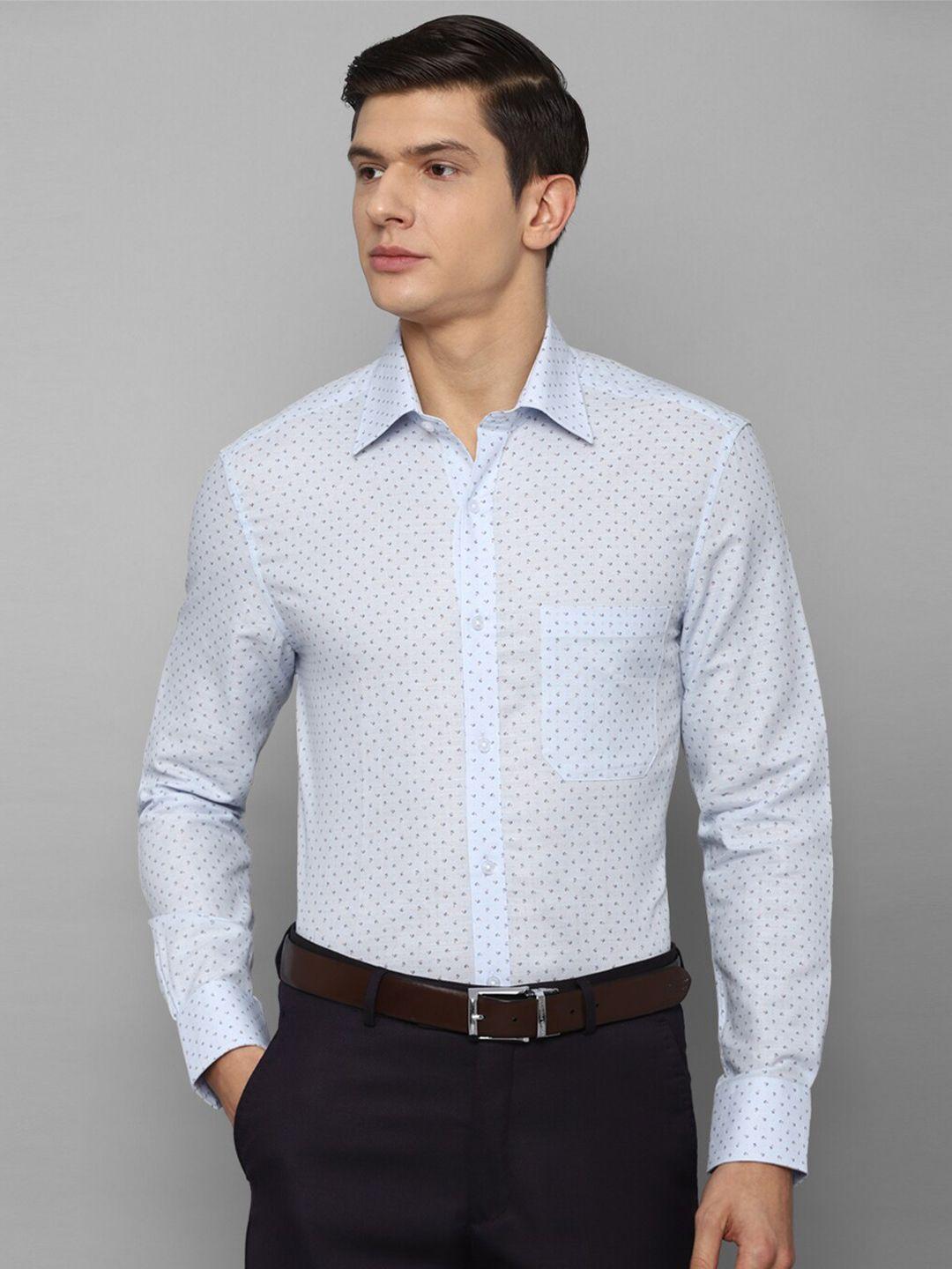 louis-philippe-men-blue-printed-regular-cotton-linen-casual-shirt