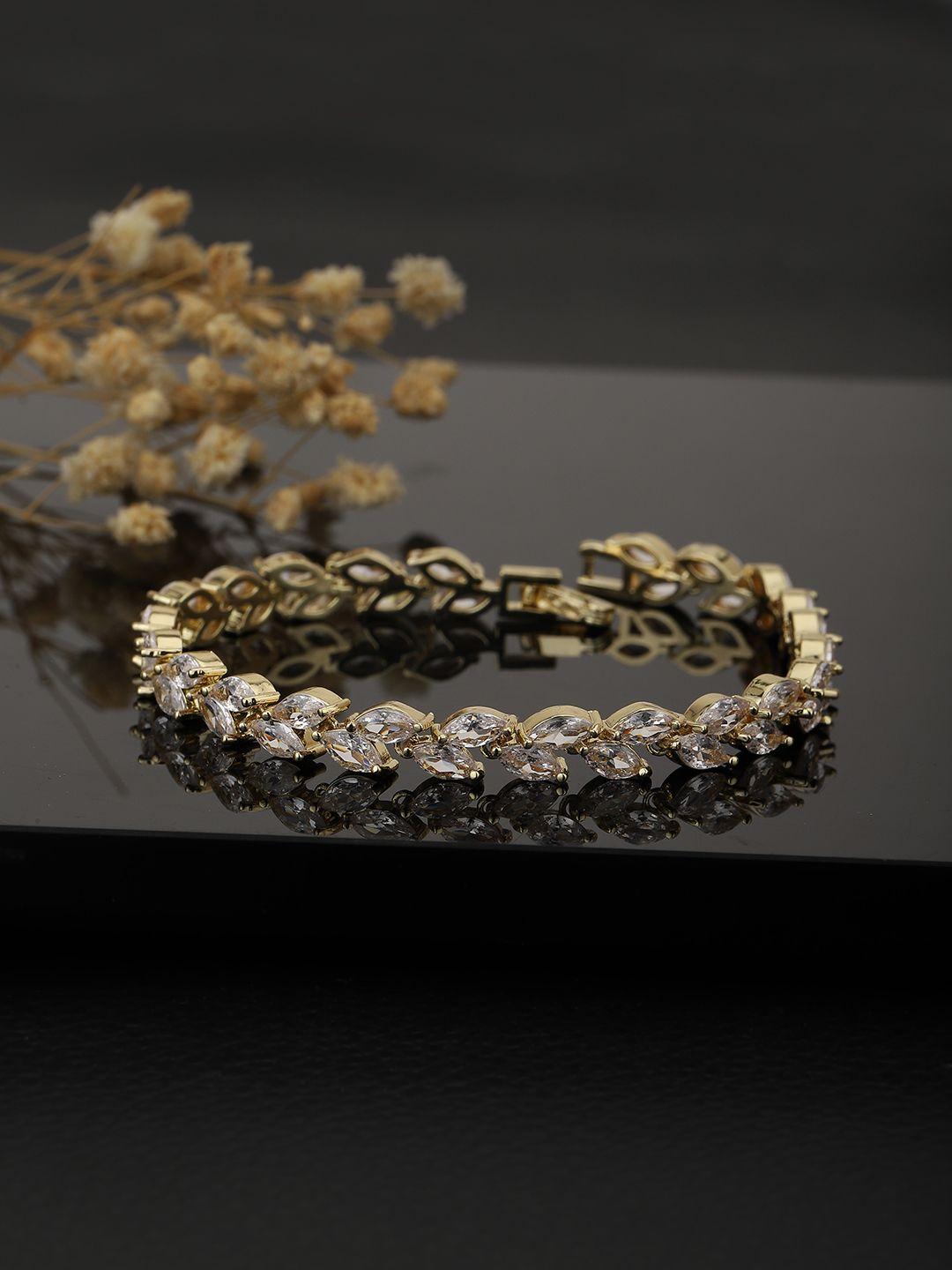 carlton-london-women-gold-toned-brass-cubic-zirconia-handcrafted-gold-plated-link-bracelet