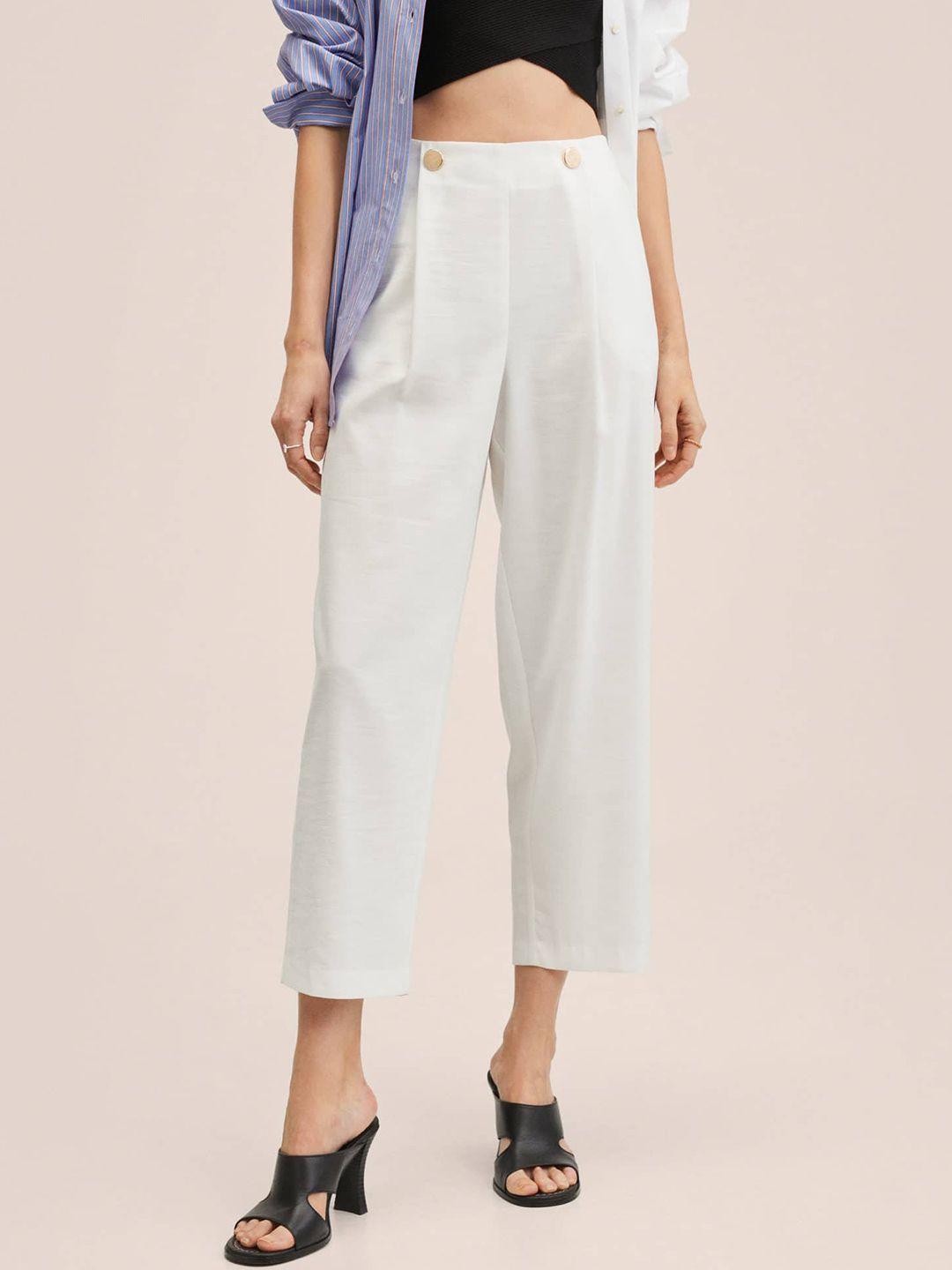 mango-women-white-pleated-cropped-trousers