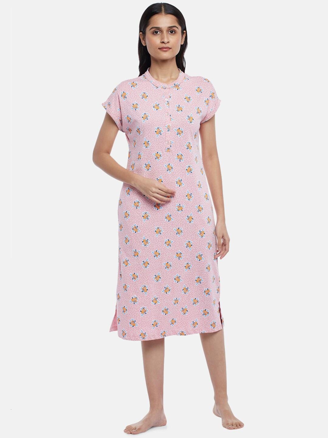 dreamz-by-pantaloons-pink-printed-nightdress