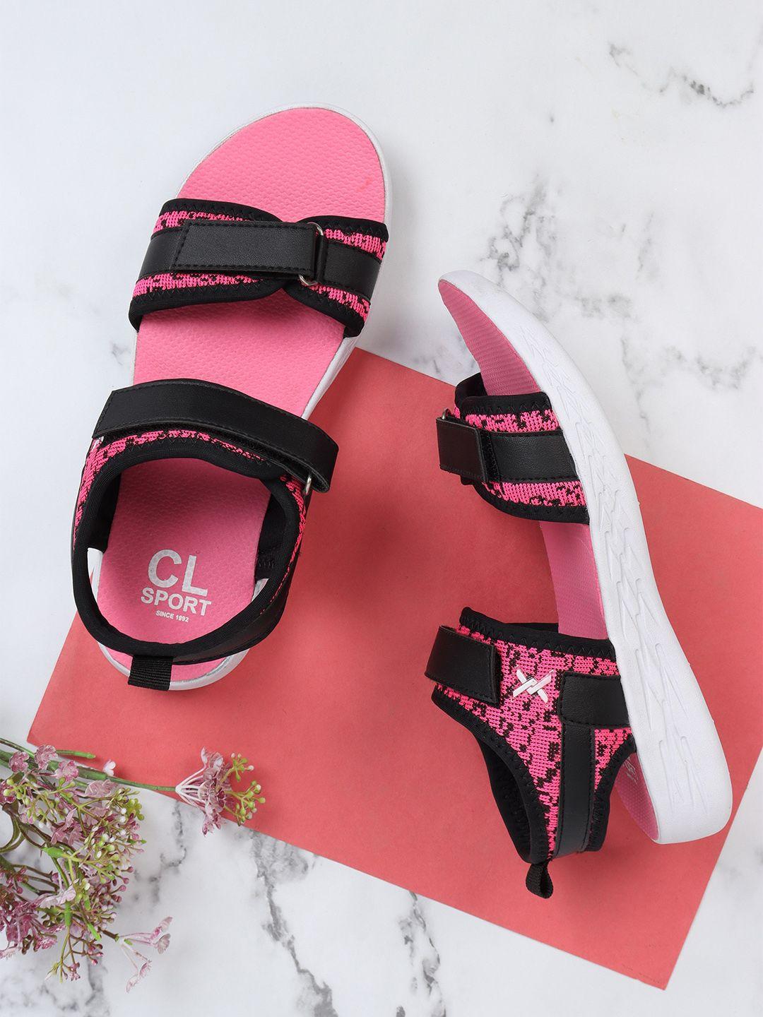 carlton-london-women-pink-sports-sandals