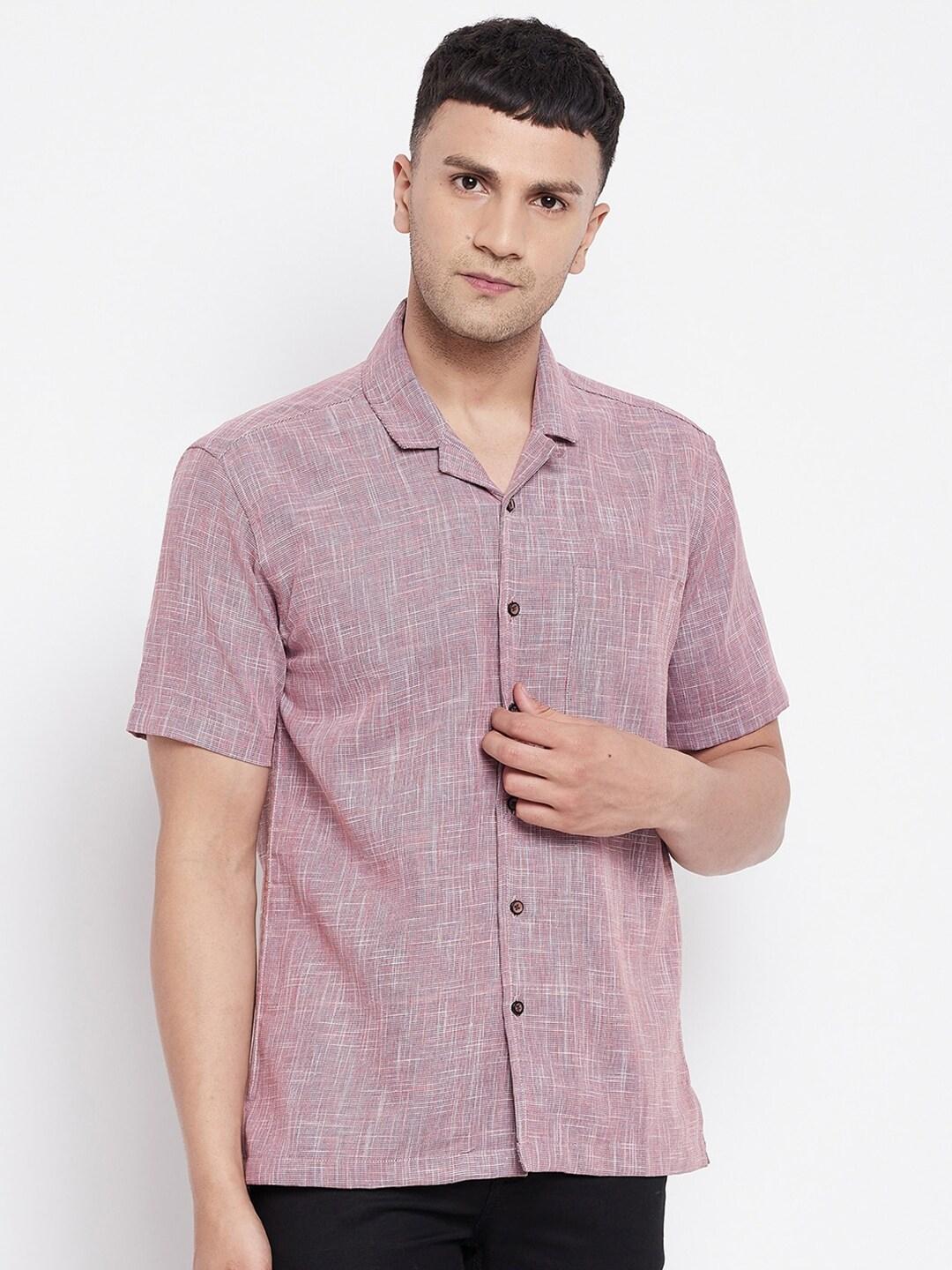 even-men-red-slim-fit-casual-shirt
